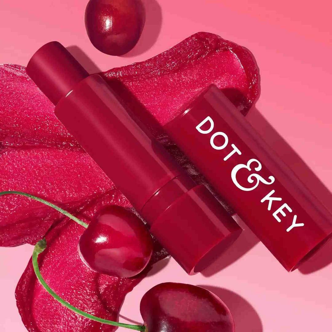 Dot & Key Barrier Repair Hydrating Lip Balm SPF 50 | Cherry Crimson 4.5 gm photo